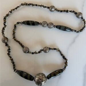 Boho , Ethnic Long Beaded Necklace